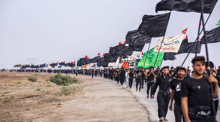 هيئة الحشد الشعبي تدخل تقنية اتصالات جديدة في زيارة الاربعين