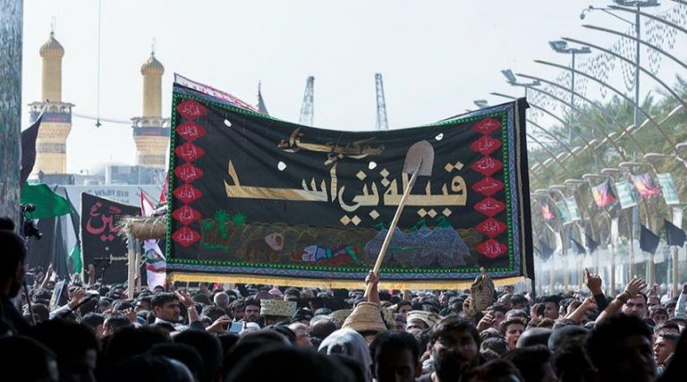 كربلاء تشهد مراسم عزاء بني أسد في ذكرى دفن الأجساد الطاهرة