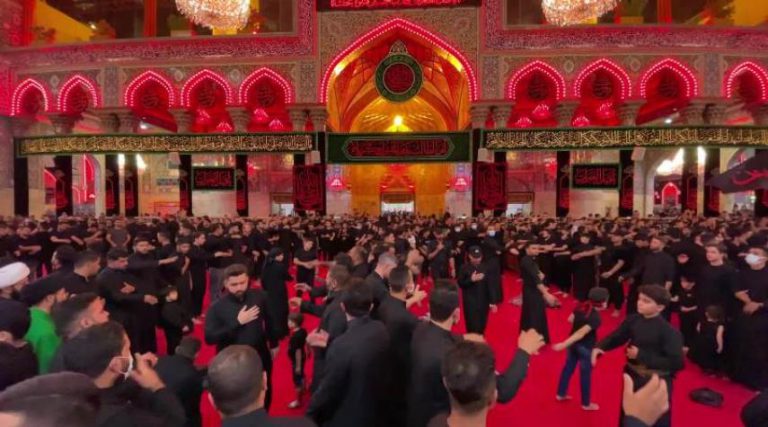 إحياء المراسم العاشورائية في كربلاء المقدسة
