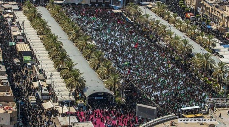 الجموع المليونية المشاركة في عزاء ركضة طويريج