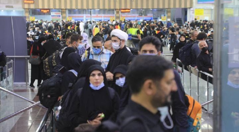 إيران تعلن عدد زوارها الواصلين الى العراق لأداء مراسم الأربعينية