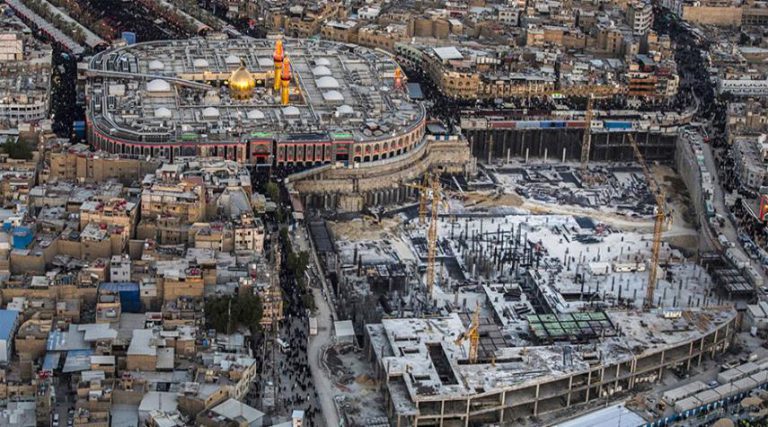 كربلاء المقدسة.. وضع حجر الأساس لمشروع صحن الإمام الحسن (ع)