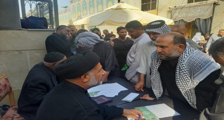 نشر محطات قرآنية على طريق زوار الإمامين العسكريين (ع)