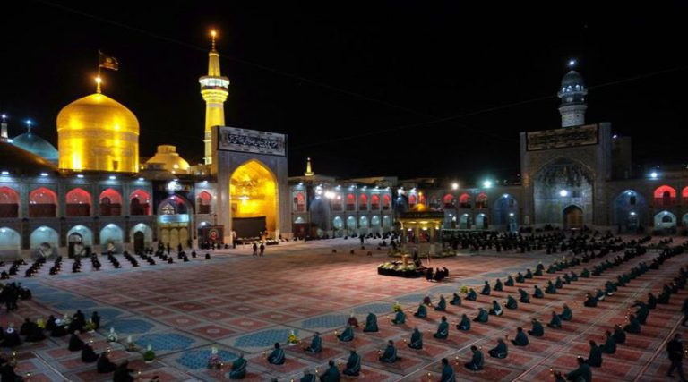 مراسم قراءة الخطبة الخاصة بذكرى شهادة الإمام الرضا (ع)