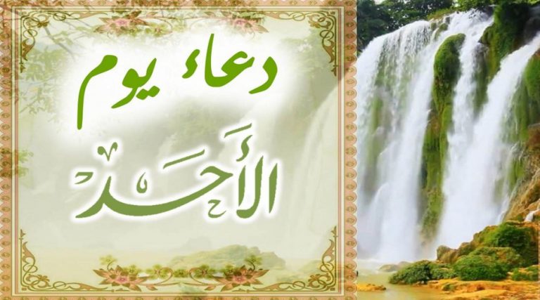 دعاء يوم الاحد الذي كان يدعو به الامام السجاد عليه السلام