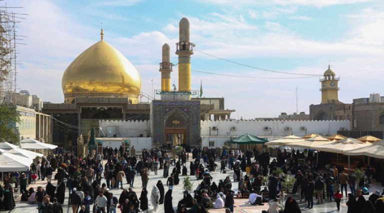 مشاهد متنوعة عن حرم الإمامين العسكريين (ع) في مدينة سامراء
