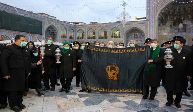 خدام العتبة الرضوية يواصلون نشاطهم السنوي في العتبة الكاظمية