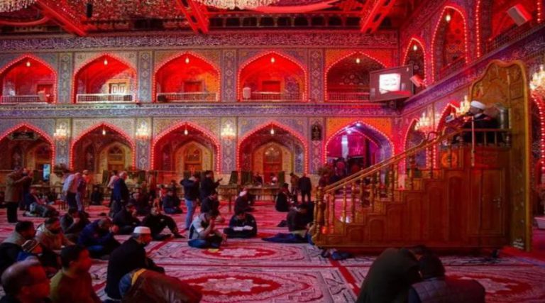 مجلس عزاء الإمام الهادي (سلام الله عليه) في العتبة العبّاسية