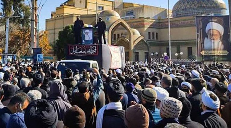 مراسم تشييع جثمان آية الله العظمى صافي كلبايكاني