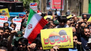 انطلاق مسيرات يوم القدس العالمي في جميع أنحاء ايران