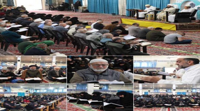 الختمة القرآنية الرمضانية في مقام السيدة زينب في دمشق