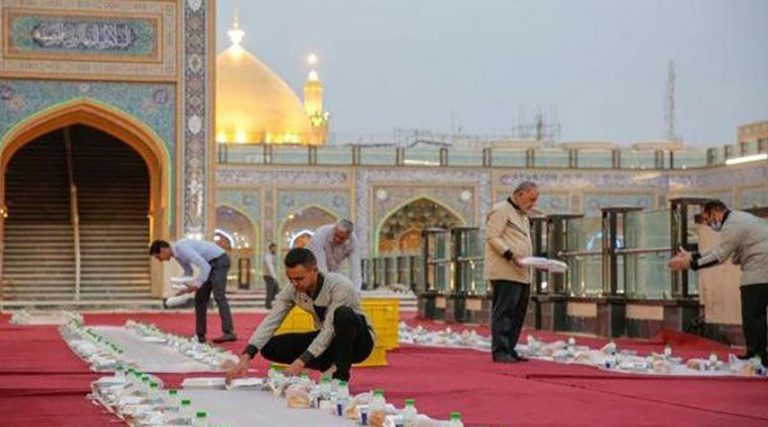 موائد عند المراقد في شهر رمضان المبارك