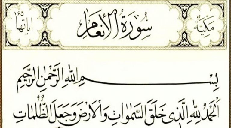 تأملات في سورة الأنعام.. بيان الشريعة والعقيدة الإسلامية