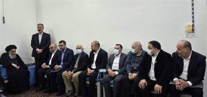 المرجع الديني الكبير السيد علي السيستاني يستقبل اعضاء المؤتمر الدولي بمؤسسة العين