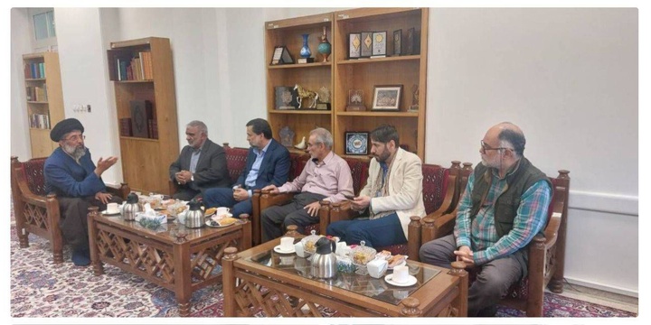 بحث مجالات التعاون بين المكتبة الرضوية وهيئة تنمية وإعمار العتبات المقدسة