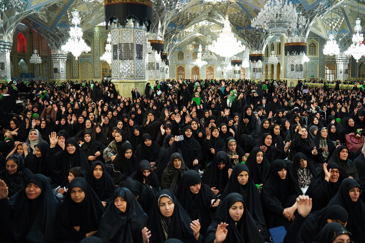 أصوات الرُضَّع الصامتة في الحرم الرضوي الشریف وصلت إلى صاحب الزمان (عج)