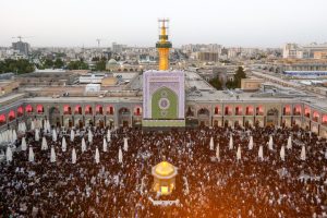 إذن العزاء في الحرم الرضوي، والقلوب مستعدة للحزن والحماسة الحسينية