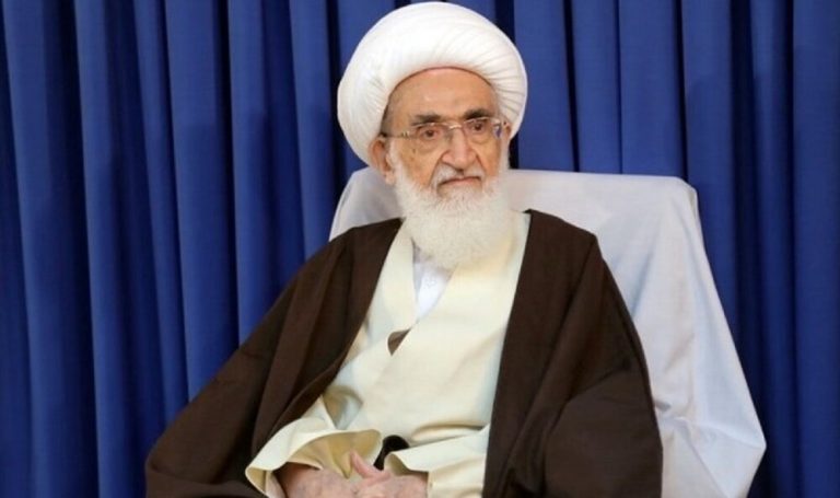 آية الله العظمى نوري الهمداني يدين اعتداء الكيان الصهيوني على مبنى هيئة الإذاعة والتلفزيون