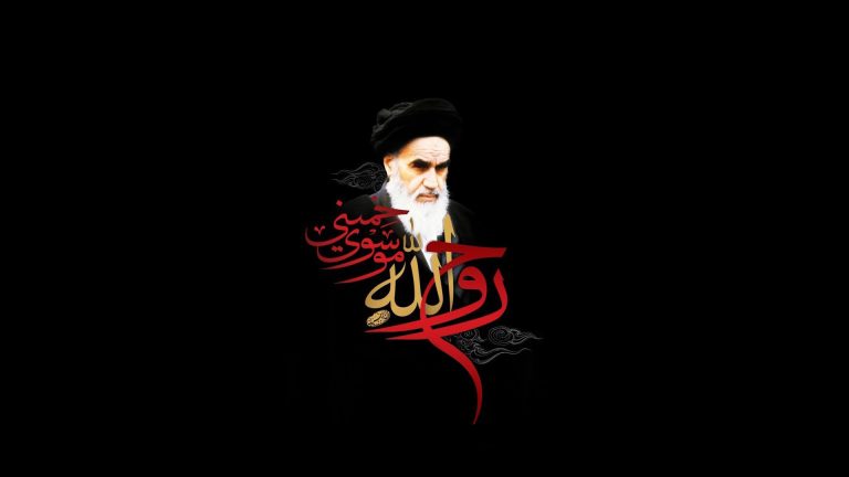 القياس الجديد للخلفية الامام الخميني