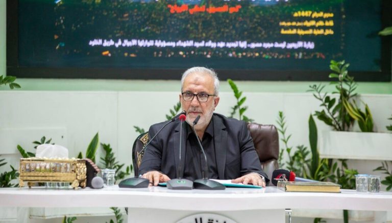 الامين العام للعتبة الحسينة: من الضروري حماية الشعائر الحسينية من التشويه والانحراف وتجسيد القيم والمبادئ التي ضحى من أجلها الإمام الحسين (ع)