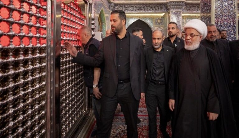 ممثل آية الله العظمى السيستاني يزور مشروع صحن العقيلة زينب (ع) ويعلن فتح مقام التل الزينبي أمام الزائرين خلال الأربعين