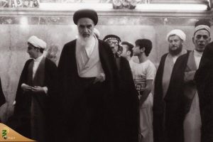 زيارة الامام الخميني كربلاء المقدسة في يوم الأربعين