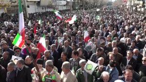 مسيرات مليونية في إيران تأييدًا للنظام الاسلامي وإدانة أعمال الشغب