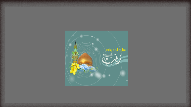 تصميم خاص لخلفيات الموقع السيدة زينب