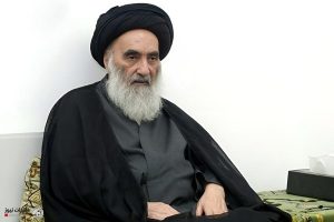السيد السيستاني أصدر فتوى شرعية إعتبر فيها دعم إيران شعبيّاً واجباً كفائياً
