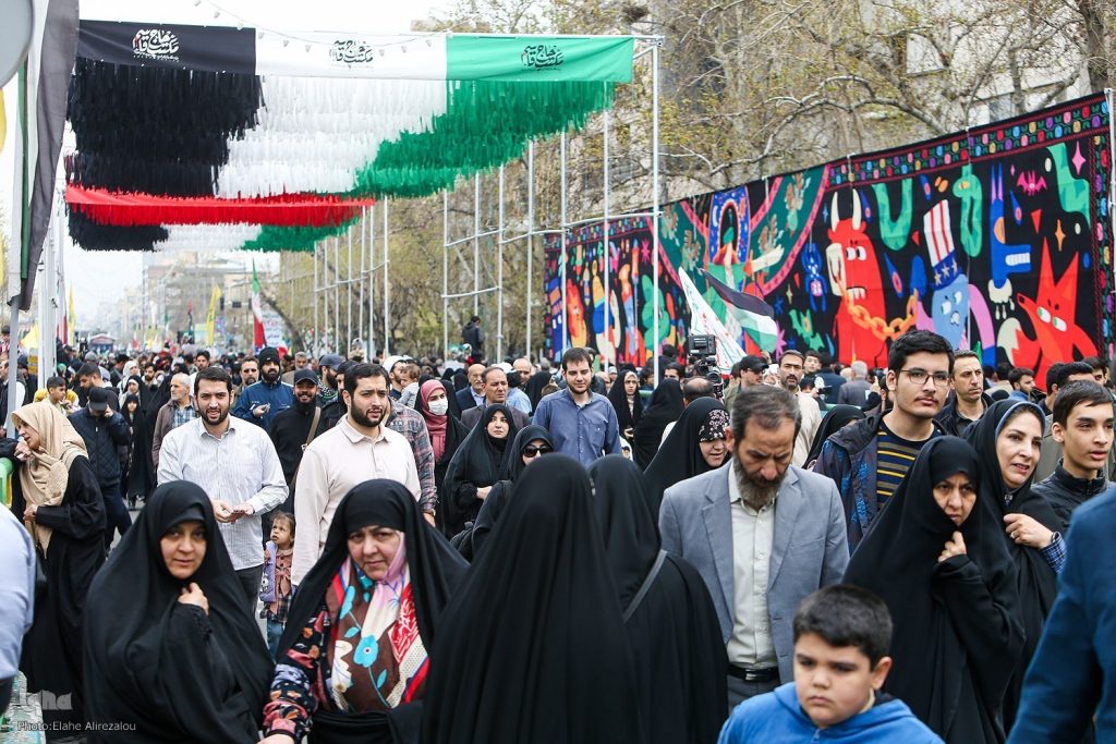 إنطلاق مسيرات يوم القدس العالمي في جميع أنحاء إيران