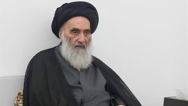 آية الله العظمى السيستاني يعزي بوفاة آية الله العظمى محمد إسحاق الفياض
