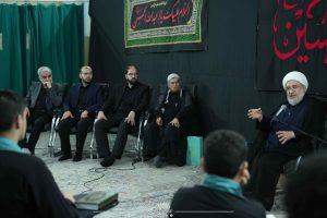لقاء قرآني يجمع المواهب القرآنیه العراقیه بآية الله الشيخ محسن الأراكي