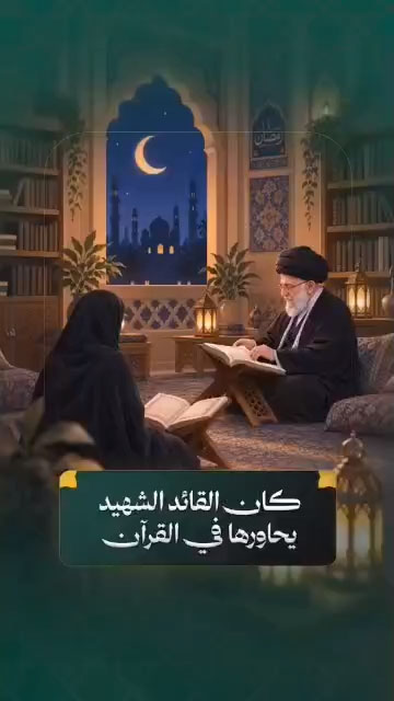 كان القائد الشهيد يحاورها في القرآن