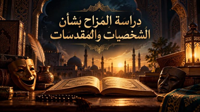 دراسة المزاح بشأن الشخصيات والمقدسات