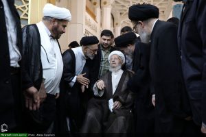 آية اللّه العظمى مكارم الشيرازيّ يقيم مجلسًا تأبينيًّا لتكريم آية اللّه العظمى الشبيريّ الزنجانيّ + فيديو وصور